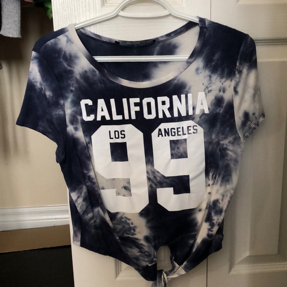 Marshals tie die tee